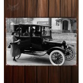 Металлическая табличка Ford Model T Center Door Sedan